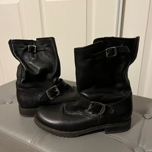 FRYE black leather boots